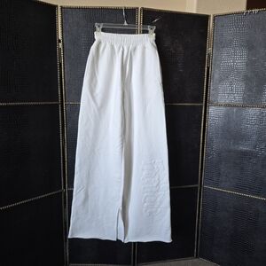 Chic White Women's Track Pants